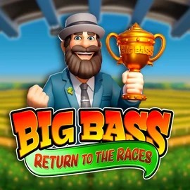 Big Bass Return to the Races online game logo by Pragmatic Play on felice-bet.eu.com