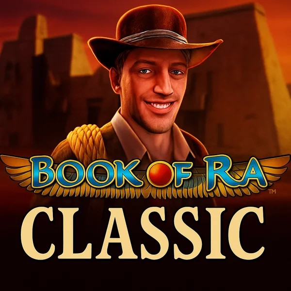 Book of Ra Classic logo by Novomatic at Felicebet Casino