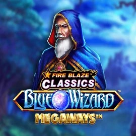 Enjoy Fire Blaze Blue Wizard Megaways by Rarestone Gaming – logo hosted on felice-bet.eu.com