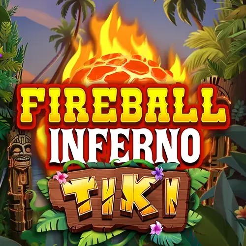 Fireball Inferno Tiki online game logo by NetEnt on felice-bet.eu.com