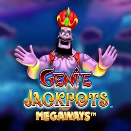 Genie Jackpots Megaways online game logo by Blueprint Gaming on felice-bet.eu.com