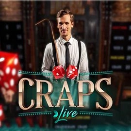Official Live Casino logo: Live Craps by Evolution at Felicebet Casino