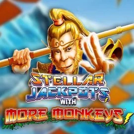 Stellar Jackpots with More Monkeys logo – Jackpots by Lightning Box Game at Felicebet Casino
