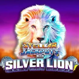 Stellar Jackpots with Silver Lion slot visual from Lightning Box Game available on felice-bet.eu.com